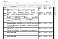 6 Best Images Of Blank Ticket Template Printable Free Police with regard to Blank Speeding Ticket Template