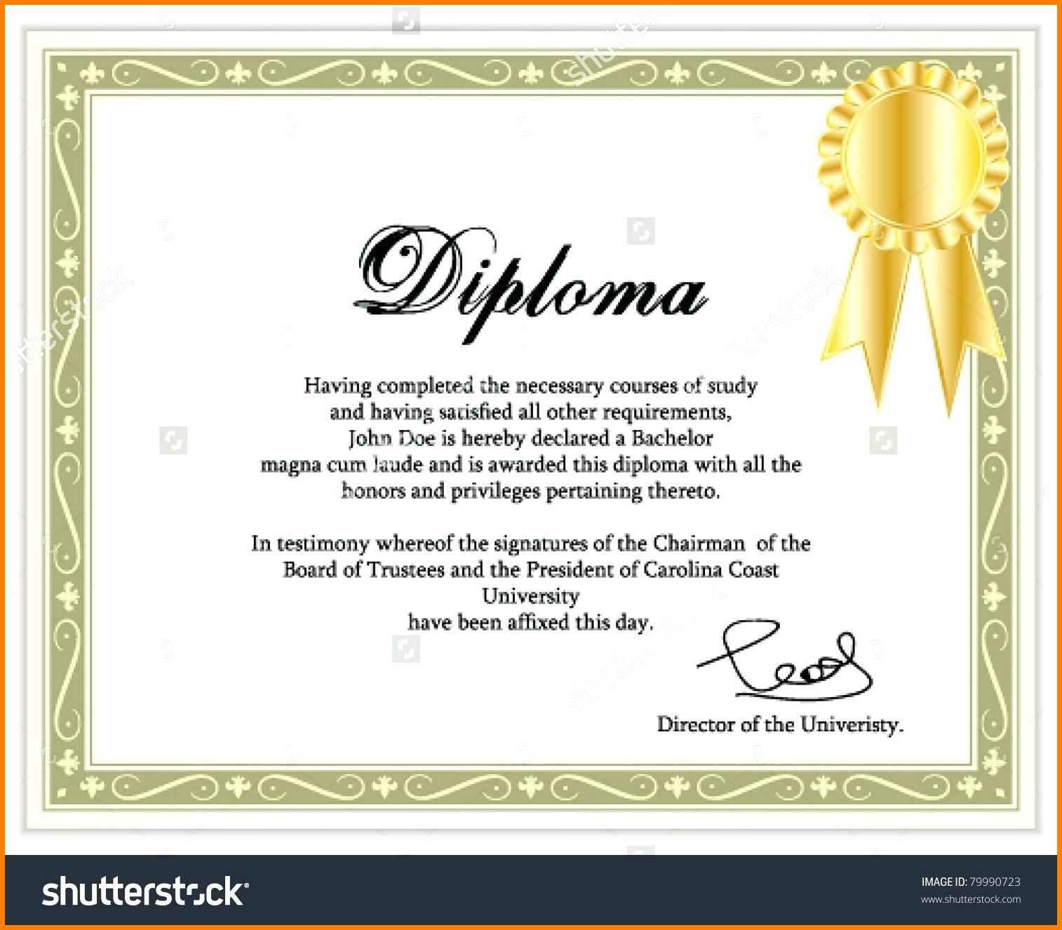 6+ Diploma Format Certificate | Dragon Fire Defense Regarding Ged Certificate Template