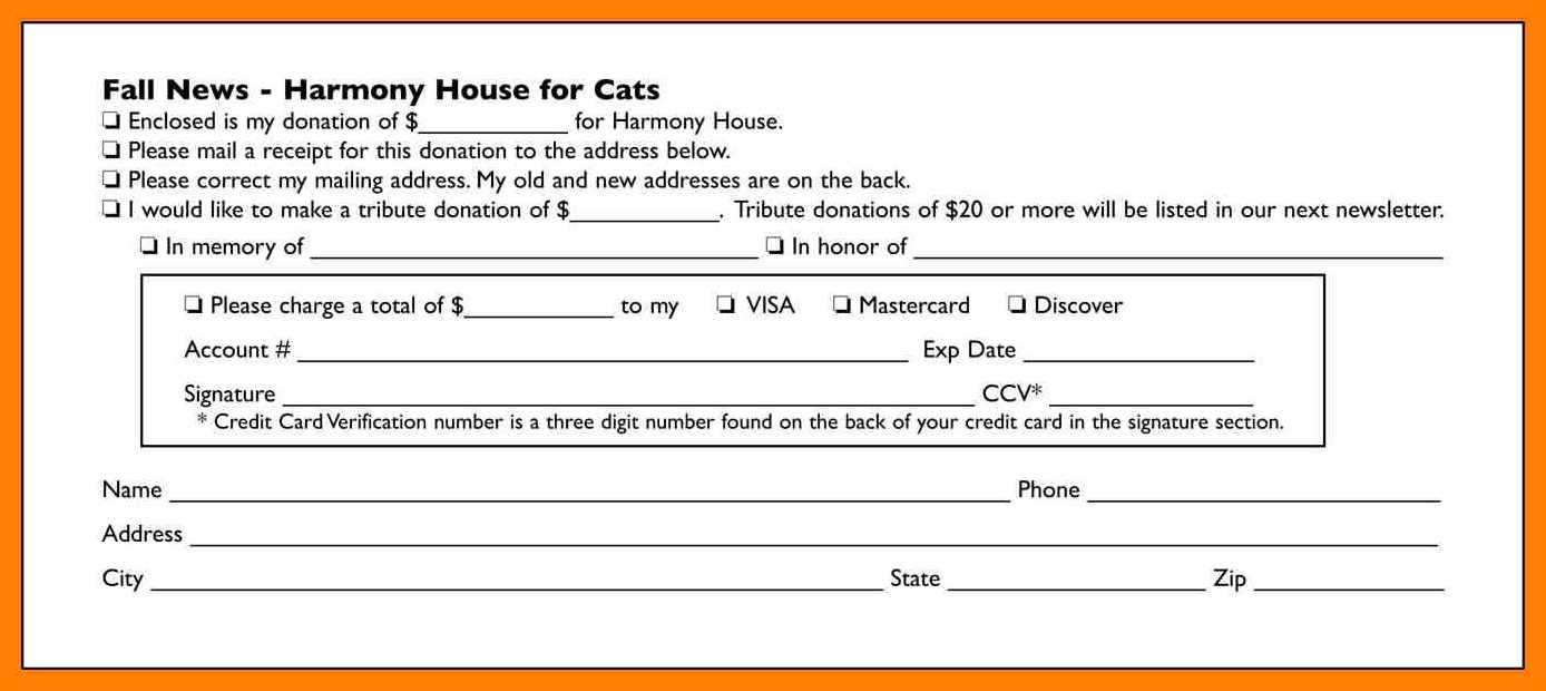 6+ Donor Card Template | Instinctual Intelligence Regarding Donation Cards Template