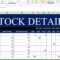 #68 How To Make Maintain Stocks Report In Ms Excel Regarding Stock Report Template Excel