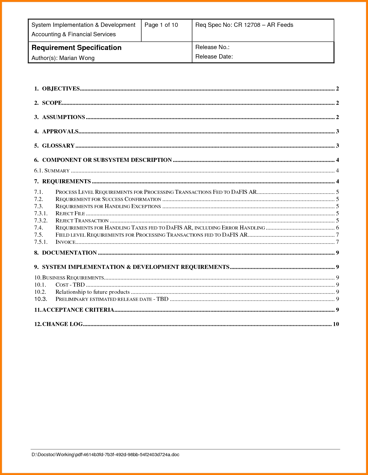 8+ Reporting Requirements Template | Free Invoice Letter Within Reporting Requirements Template