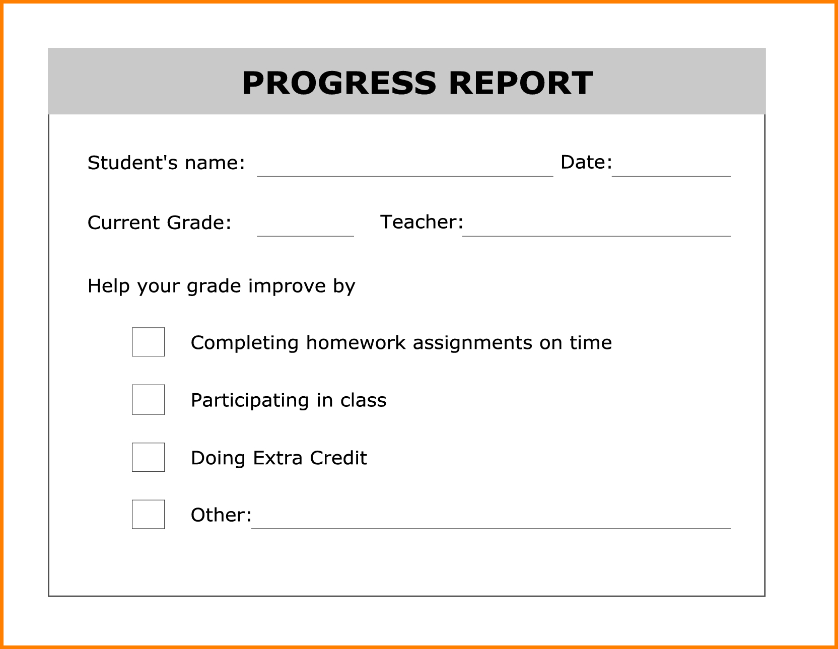 9+ Educational Progress Report Template | Dragon Fire Defense Within Educational Progress Report Template