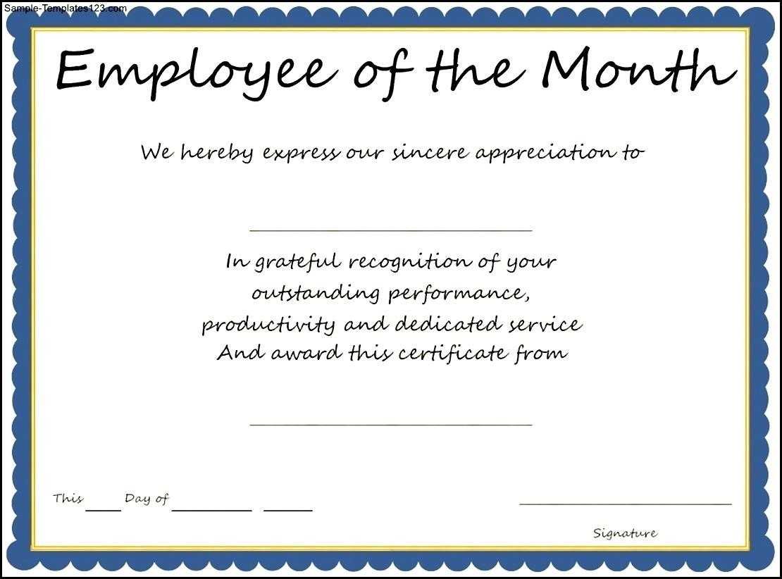 9+ Employee Recognition Certificate Templates Free | This Is Intended For Employee Recognition Certificates Templates Free