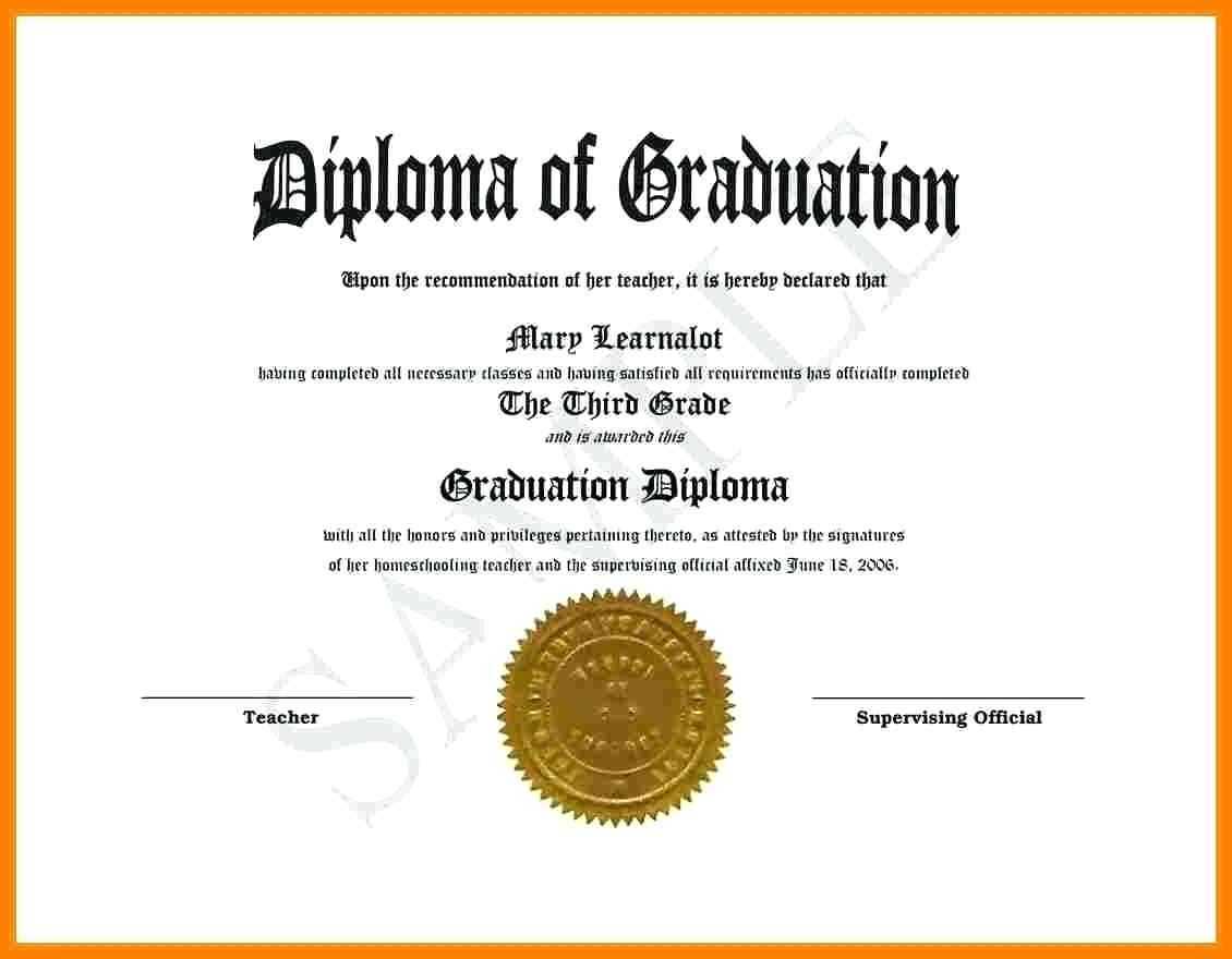 9+ High School Diploma Template Word | Pear Tree Digital Regarding Graduation Certificate Template Word