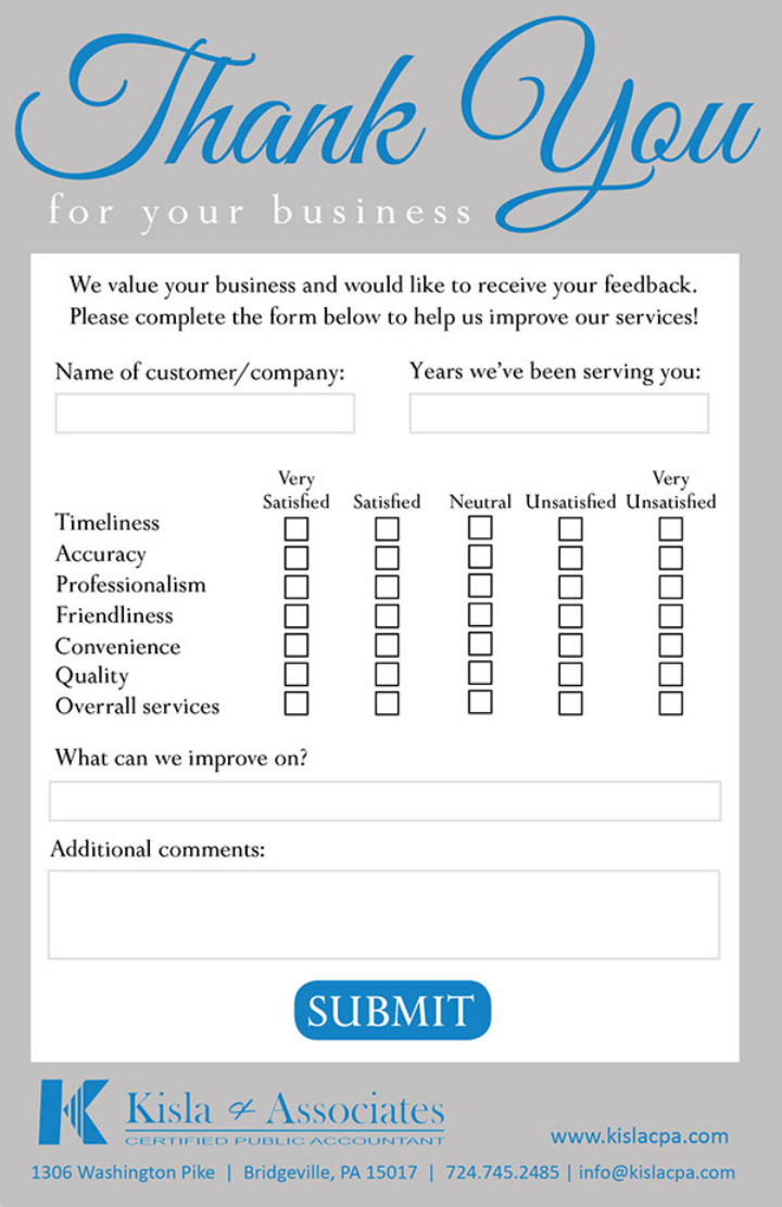 9+ Restaurant Customer Comment Card Templates & Designs Inside Customer Information Card Template