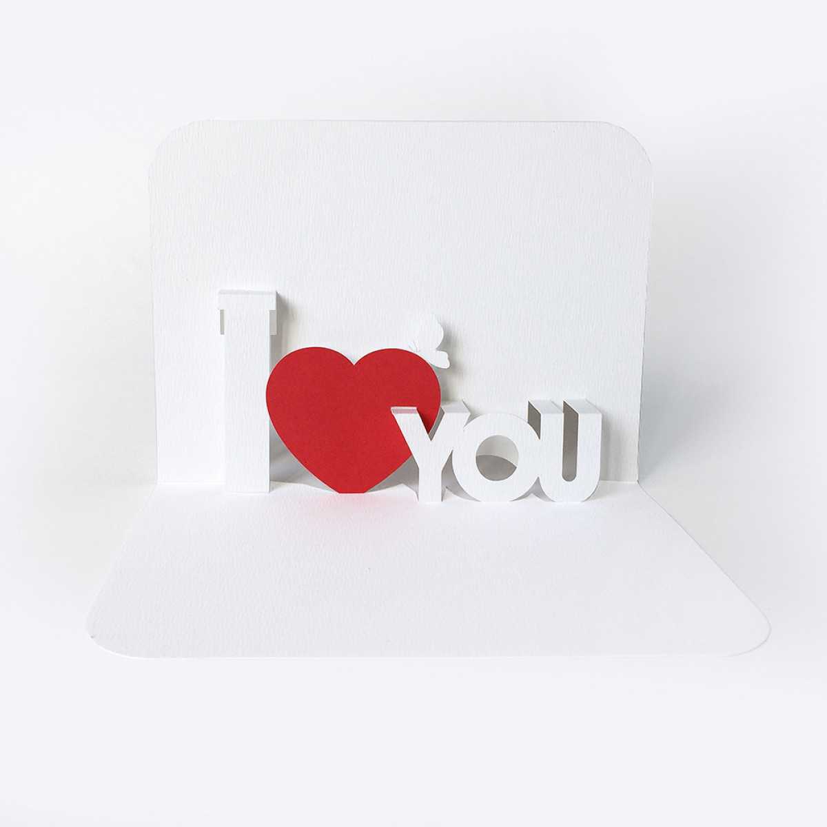 90 Deg Templates For I Love You Pop Up Card Template