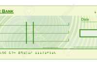 A Blank Cheque Check Template Illustration pertaining to Blank Cheque Template Download Free