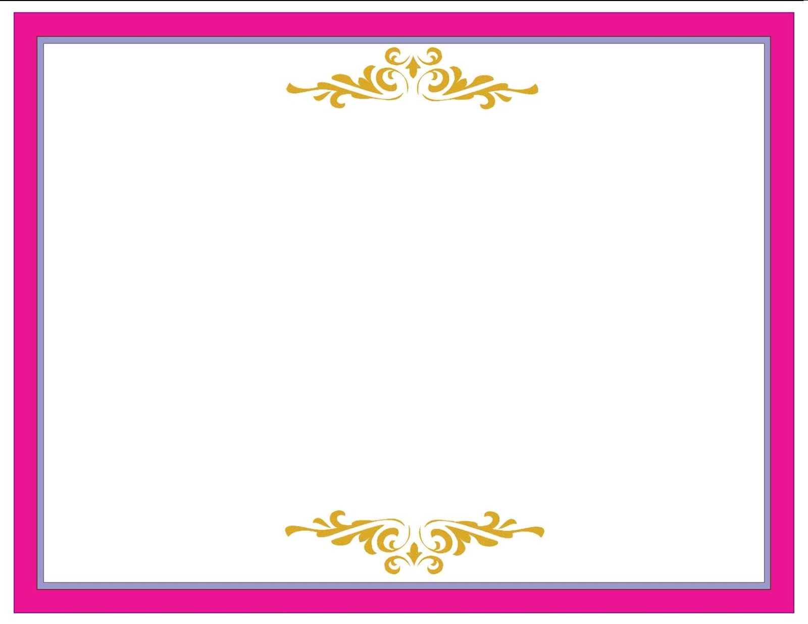 A Collection Of Free Certificate Borders And Templates With Regard To Pageant Certificate Template