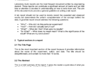 A Guide To Writing An Engineering Laboratory (Lab) Report with regard to Engineering Lab Report Template