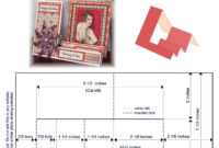 A2 (4.25 X 5.5) Side Step Card Template | Patterns For Card for A2 Card Template