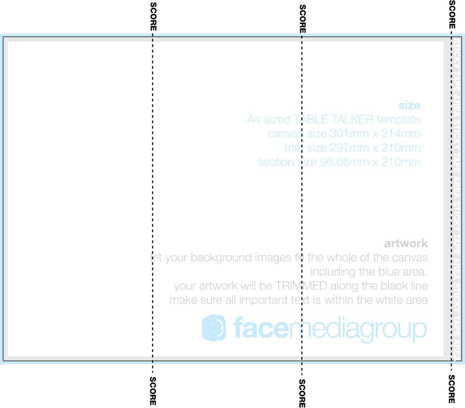 A4 Tri Fold Table Talker Template Photo Page Everystockphoto In Tri Fold Tent Card Template