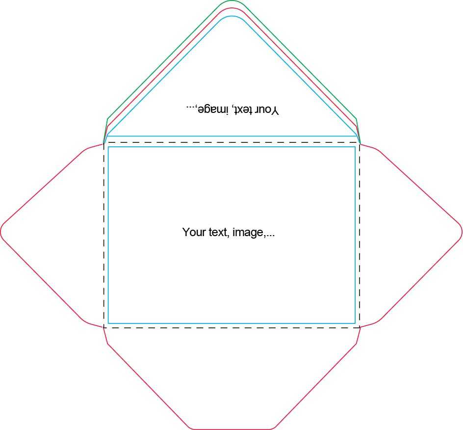 A7 Envelope Template | Card Making Tutorials, Handmade For Envelope Templates For Card Making