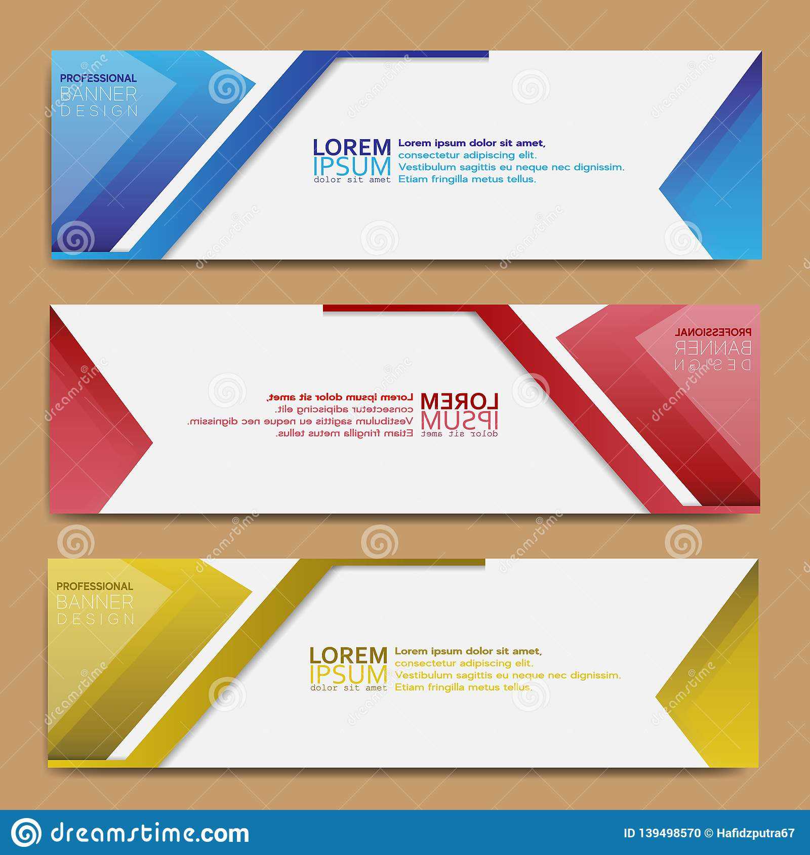 Abstract Banner Design, Modern Web Template, Promotional Throughout Tie Banner Template