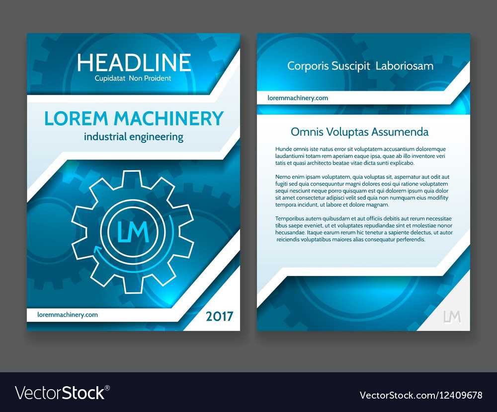 Abstract Technology Brochure Template Modern With Regard To Technical Brochure Template