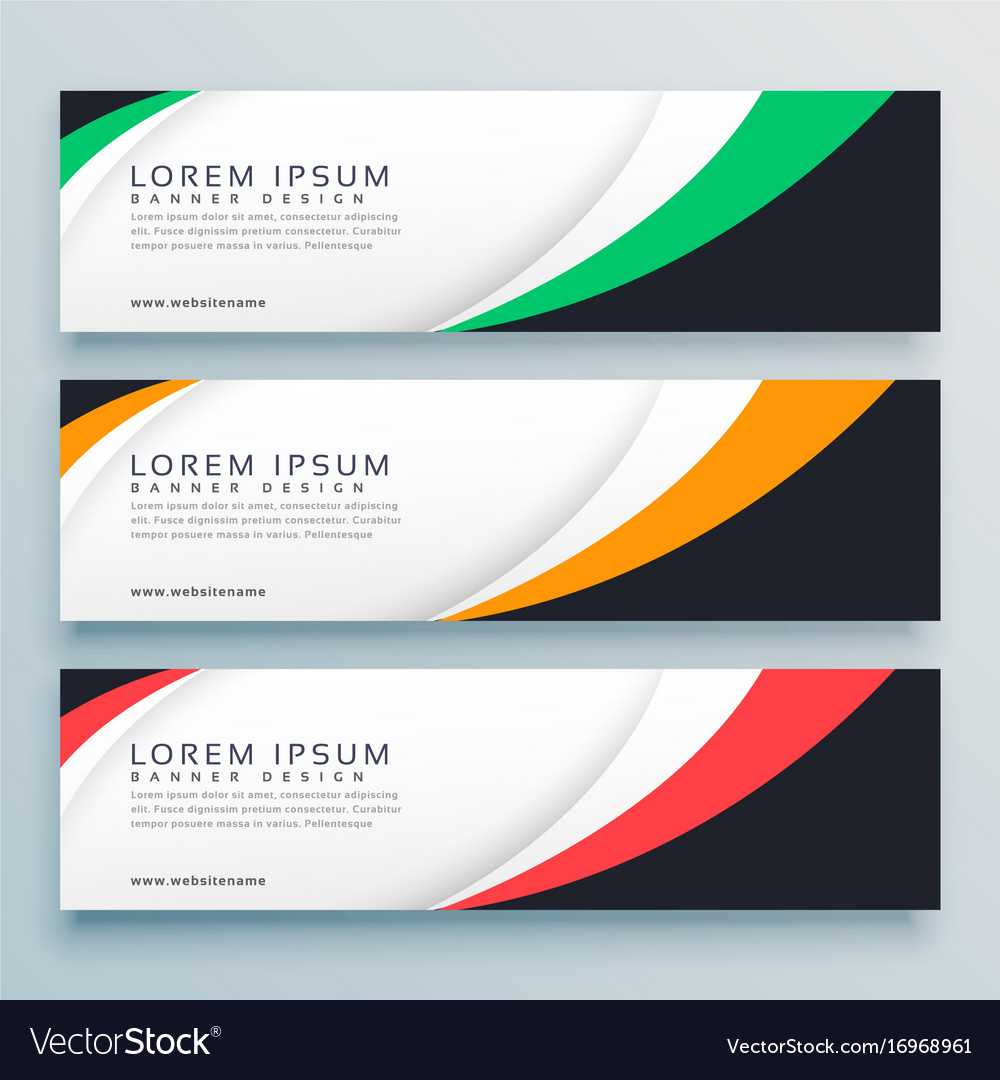Abstract Web Banner Or Header Design Template In Website Banner Design Templates