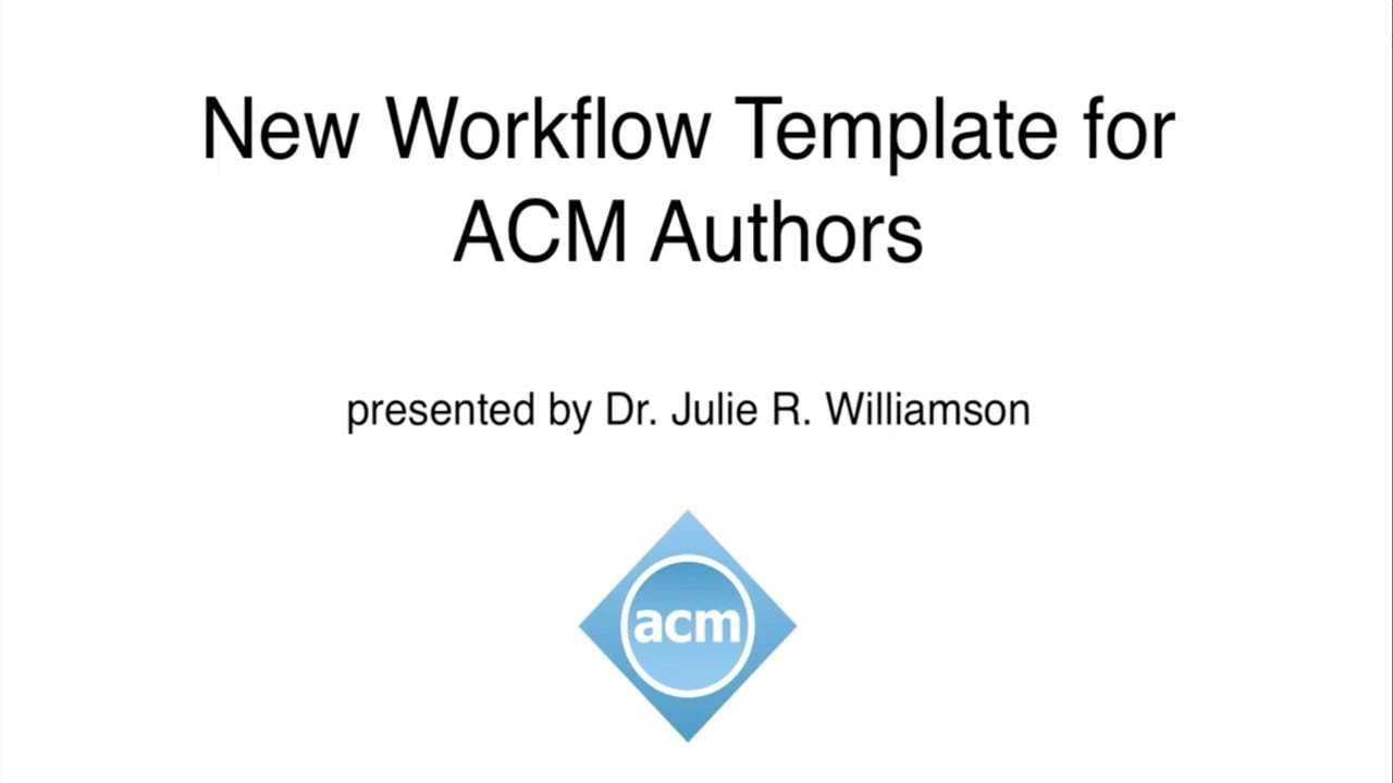 Acm Master Article Template Within Journal Paper Template Word