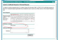 Ad Certificate Services - The Combobox To Select Template Is within Active Directory Certificate Templates