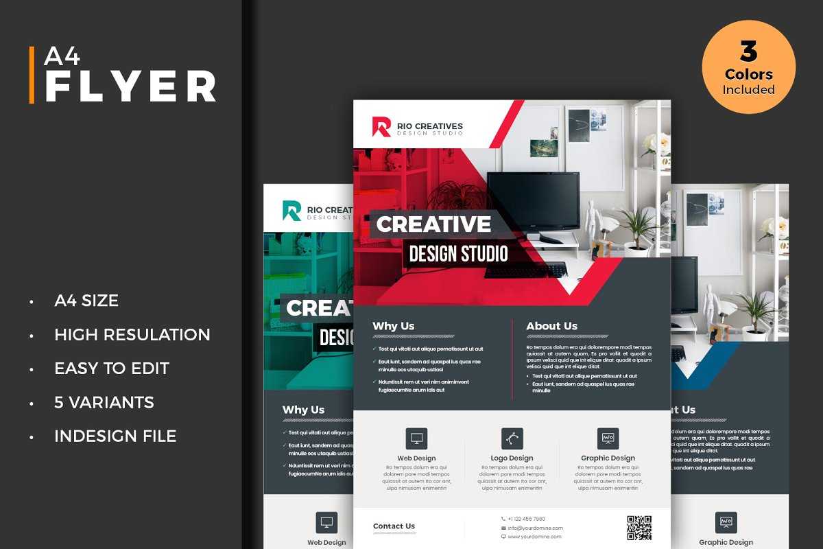 Adobe Indesign Flyer Templates 097 Free Download Template Within Indesign Templates Free Download Brochure