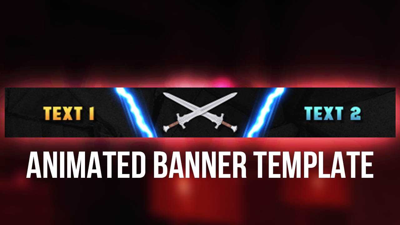 Advanced Minecraft Server Banner Template (Gif) – "clash" For Minecraft Server Banner Template