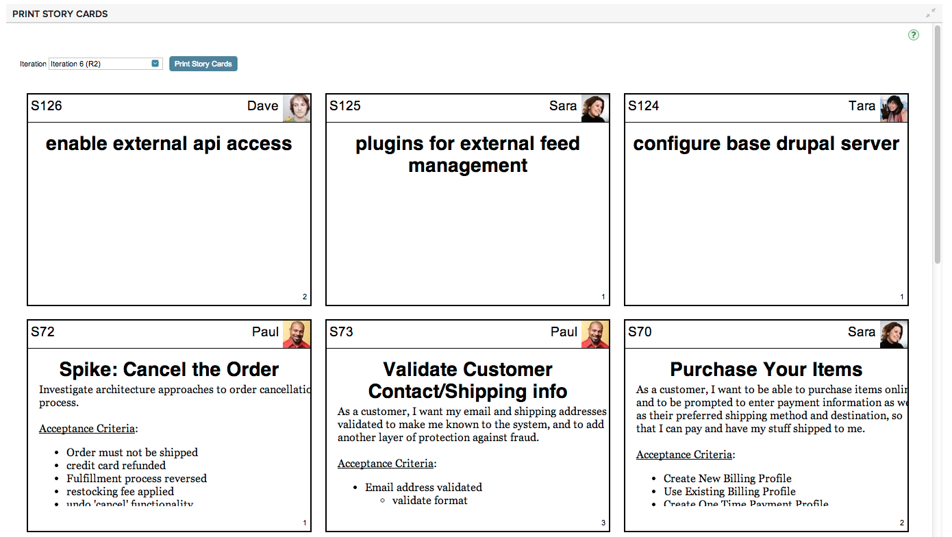 Agile User Story Template Reverasite