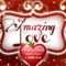 Amazing Love Valentine Powerpoint Template | Valentines Day Within Valentine Powerpoint Templates Free