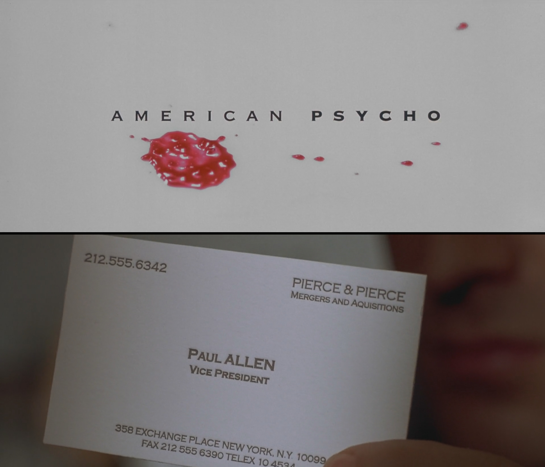 American Psycho Quotes Business Card Cards | Pozycjoner Intended For Paul Allen Business Card Template