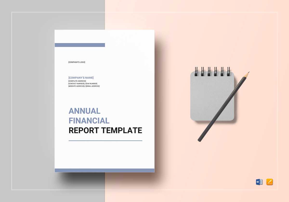 Annual Financial Report Template Inside Annual Financial Report Template Word