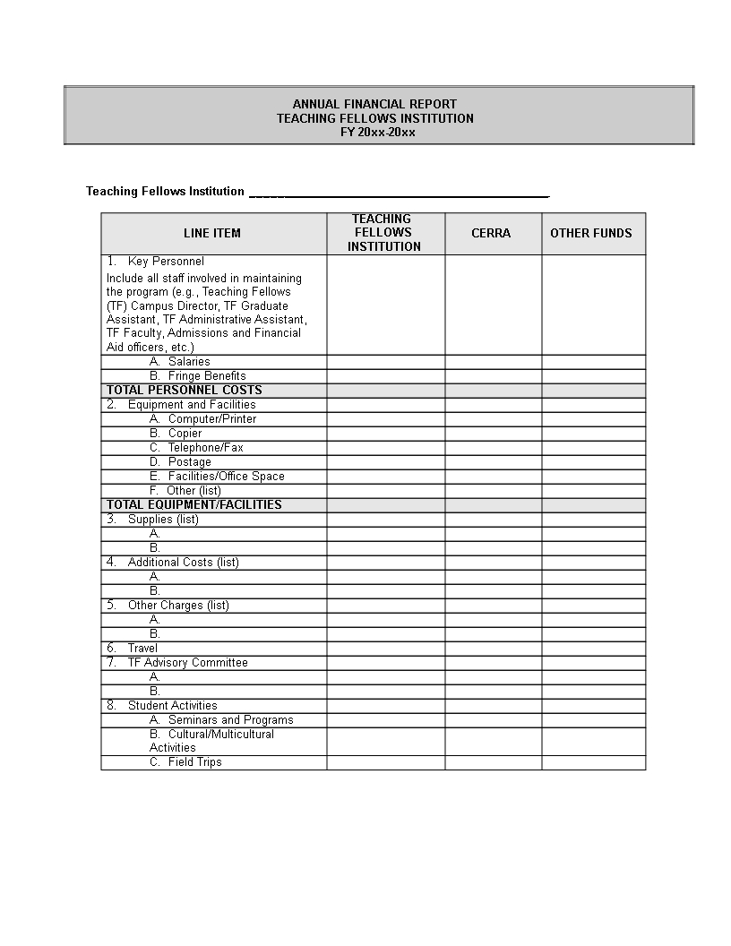 Annual Financial Report Word | Templates At Inside Annual Financial Report Template Word