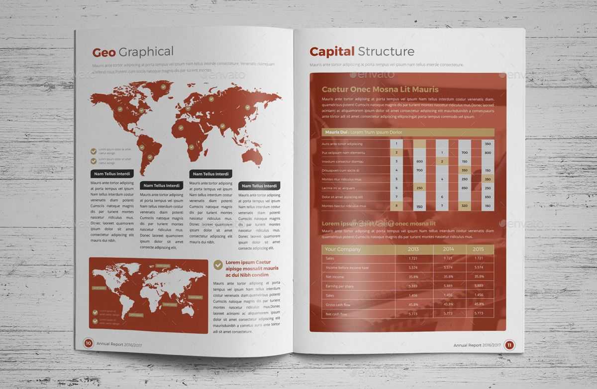 Annual Report Brochure Indesign Template 4 #report, #annual Inside Brochure Templates Adobe Illustrator