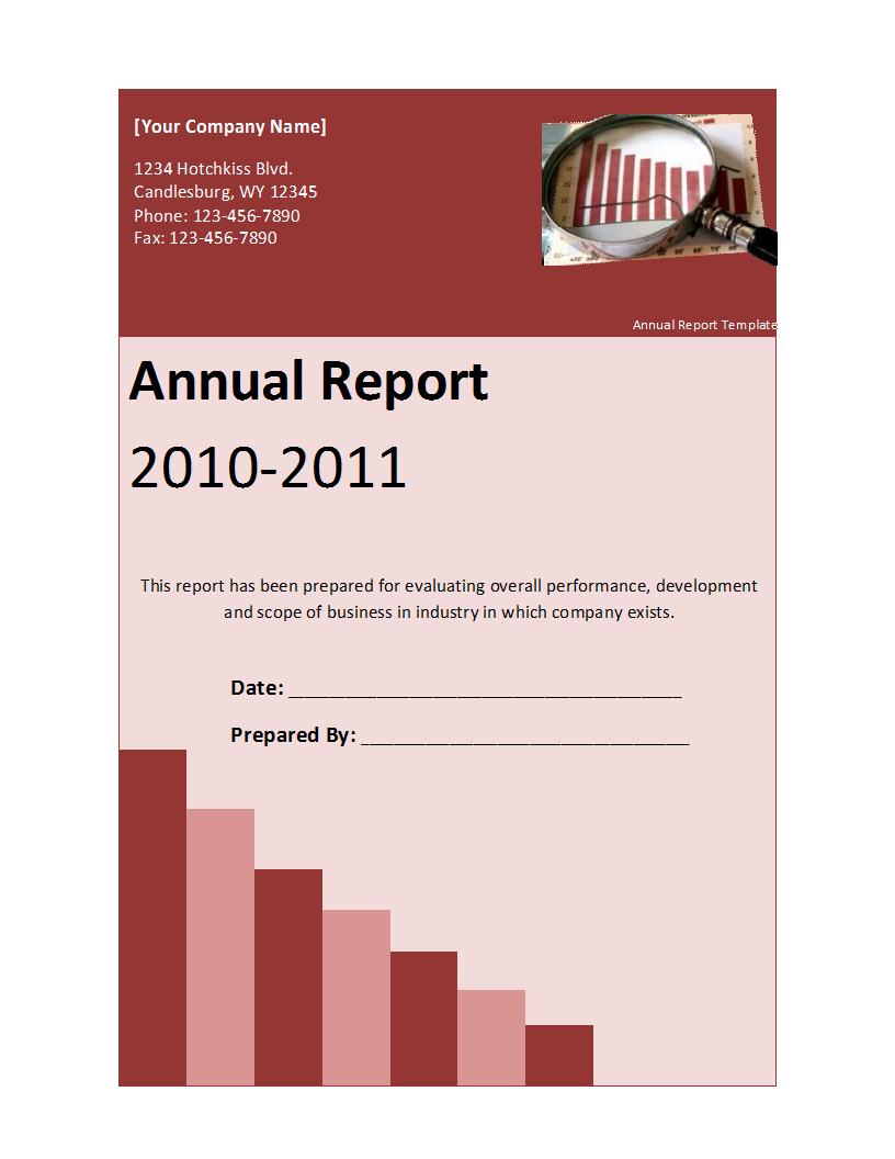 Annual Report Template Regarding Annual Report Template Word Free Download