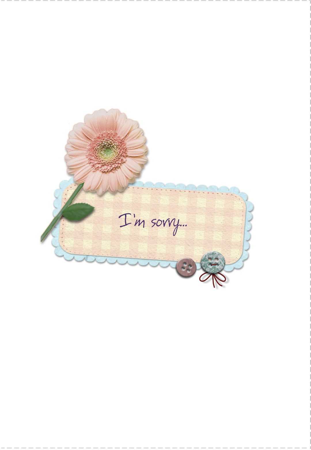 Apology #card Free Printable I'm Sorry | Apology Cards For Sorry Card Template