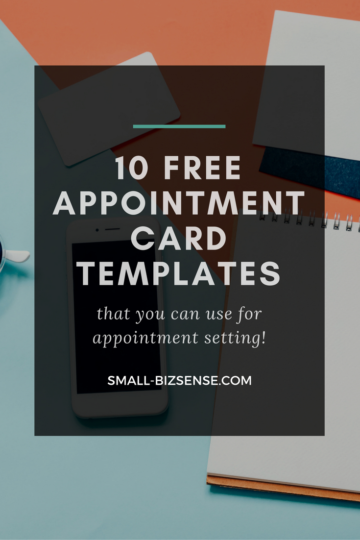 Appointment Card Template: 10 Free Resources For Small Throughout Appointment Card Template Word