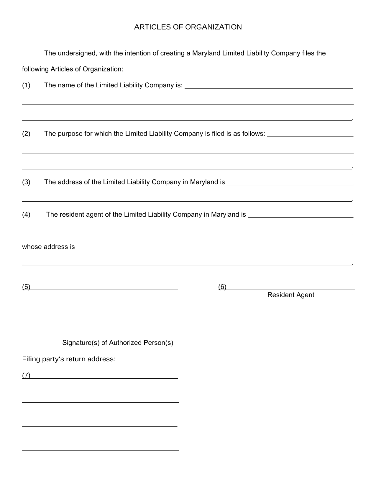 Llc Annual Report Template
