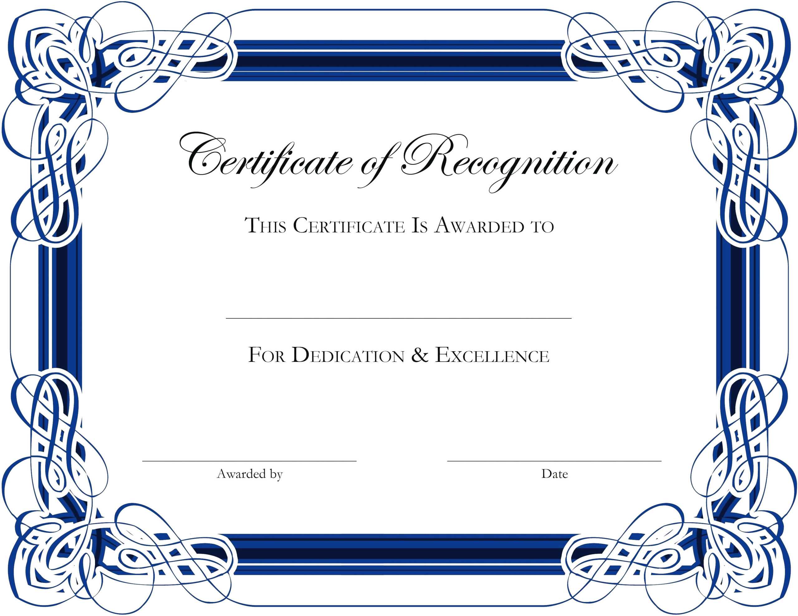 Award Certificate Templates Word 2007 – Atlantaauctionco Throughout Blank Award Certificate Templates Word