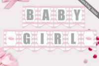 Baby Shower Banner Template Printable Tutu Excited Banner pertaining to Baby Shower Banner Template