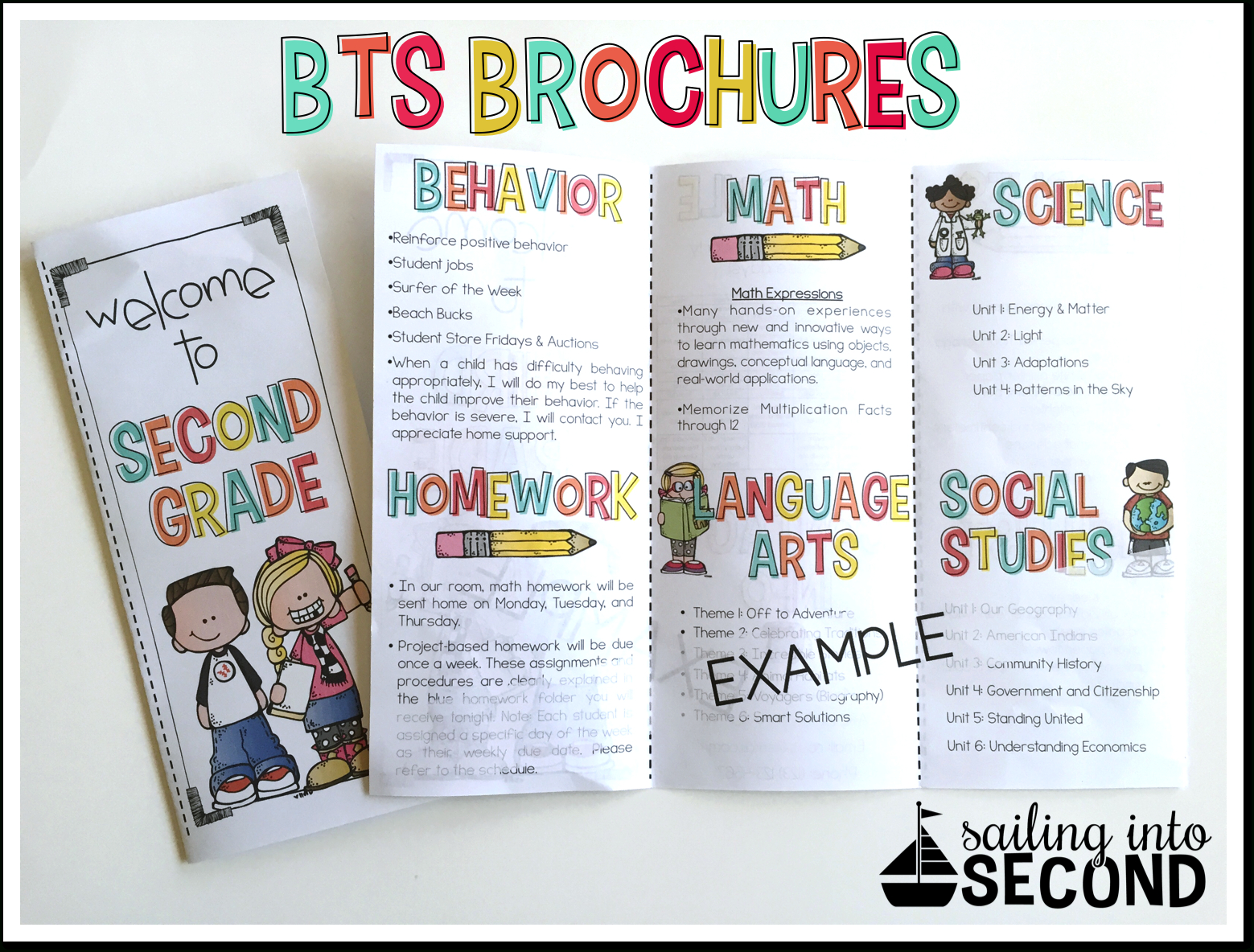 Back To School Night Brochure | Meet The Teacher Template Pertaining To Brochure Templates For School Project