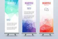 Banner Stand Design Template With Abstract for Banner Stand Design Templates