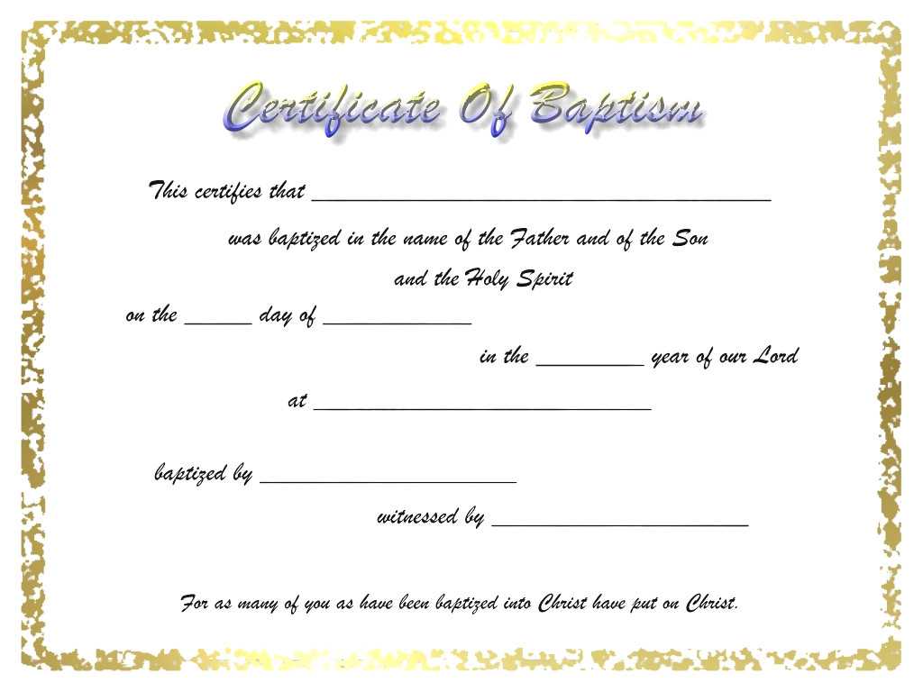 Baptism Certificate Template Filename | Contesting Wiki With Baptism Certificate Template Word