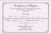 Baptism Certificate Templates For Word | Aspects Of Beauty with Baptism Certificate Template Word
