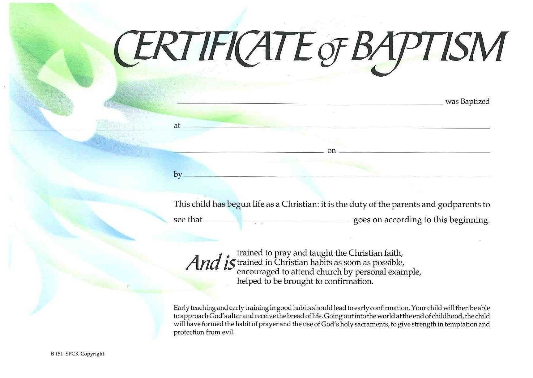 Baptism Certificate Xp4Eamuz | Certificate Templates, Baby Intended For Christian Baptism Certificate Template