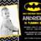 Batman Birthday Party Invitation Printable Pertaining To Batman Birthday Card Template