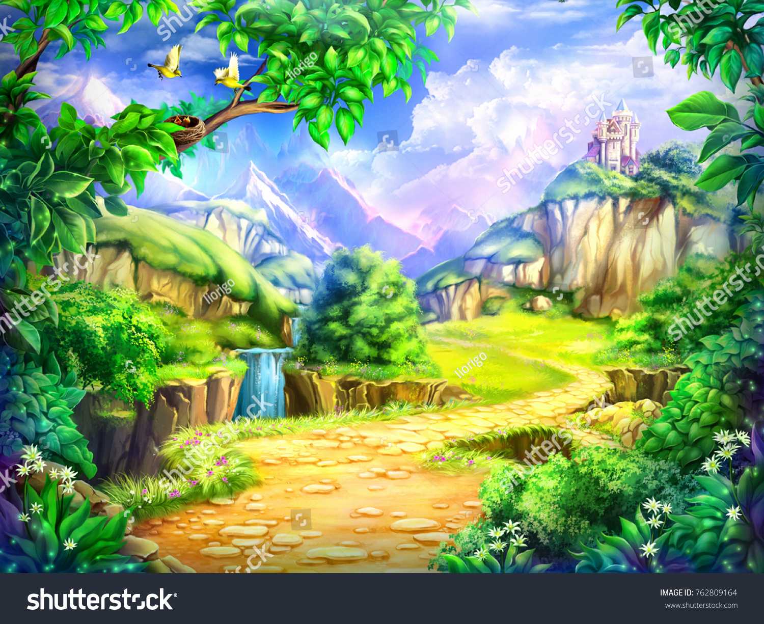 Beautiful Cartoon Background Impremedia – Pptstudios.nl Inside Fairy Tale Powerpoint Template