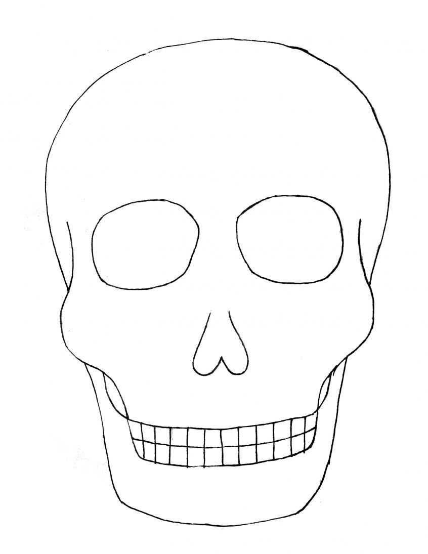 blank-sugar-skull-template