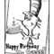 Best Coloring Pages: Happy Birthday Dr Seuss Coloring Free In Dr Seuss Birthday Card Template