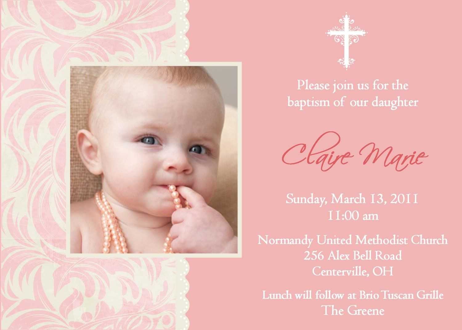 Best Font For Christening Invitation | Christening With Regard To Baptism Invitation Card Template
