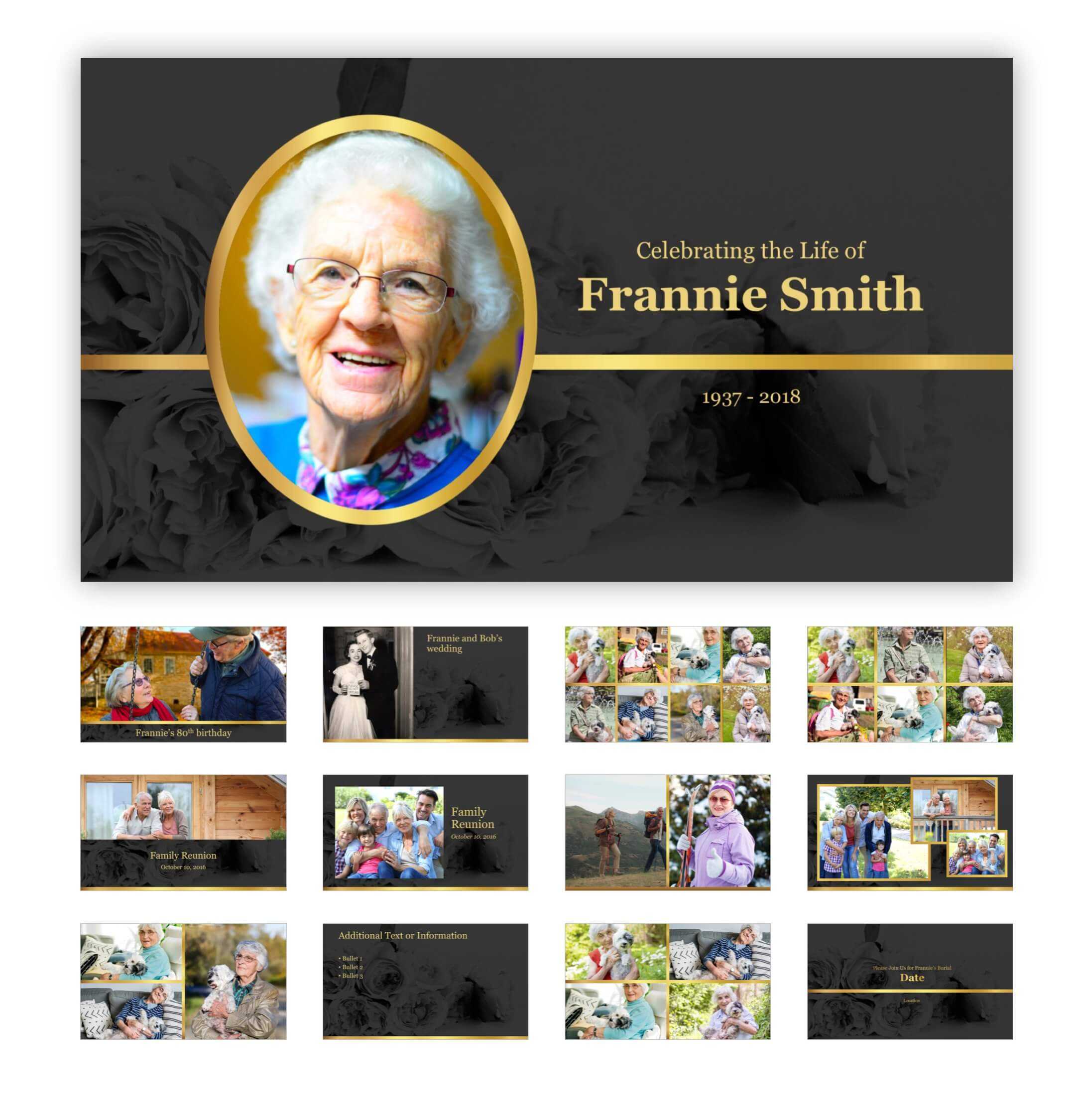 Funeral Powerpoint Template Free