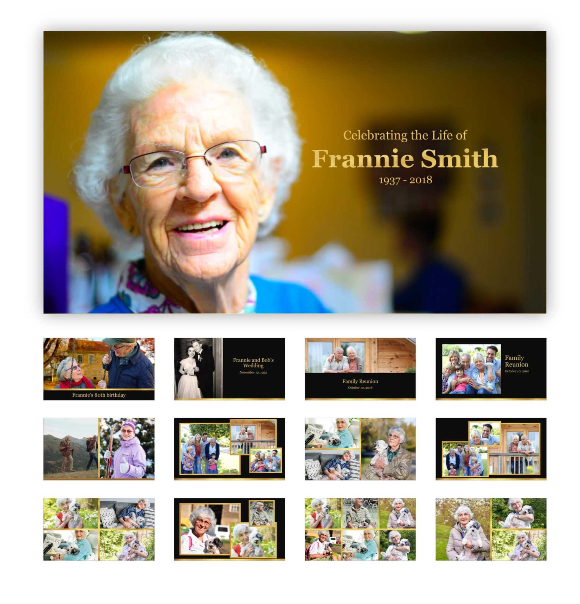 Best Funeral Powerpoint Templates Of 2019 | Adrienne Johnston With ...