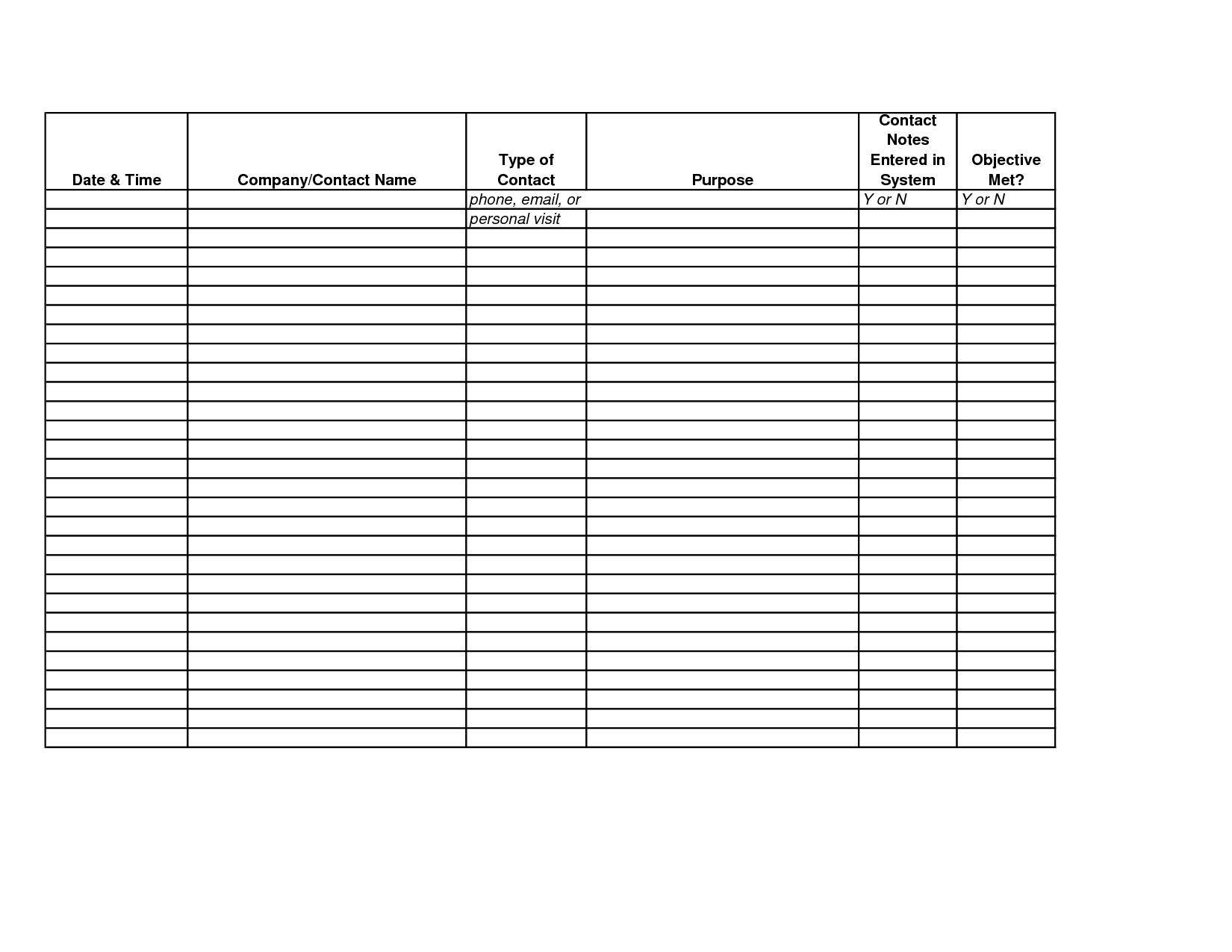 Best Photos Of Blank Sales Spreadsheet – Blank Sales With Regard To Blank Call Sheet Template