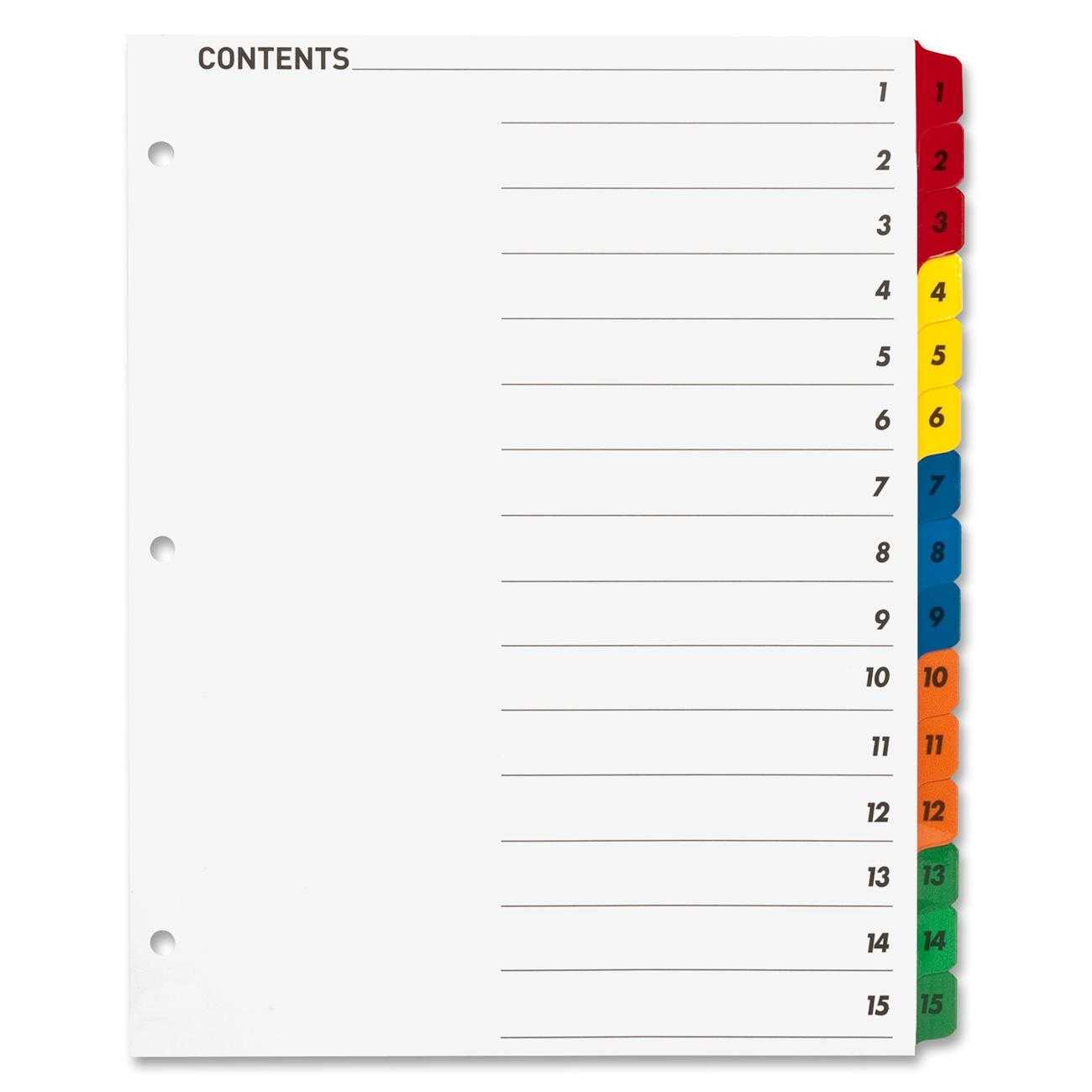 Best Photos Of Blank Table Of Contents – Blank Table Of Regarding Blank Table Of Contents Template