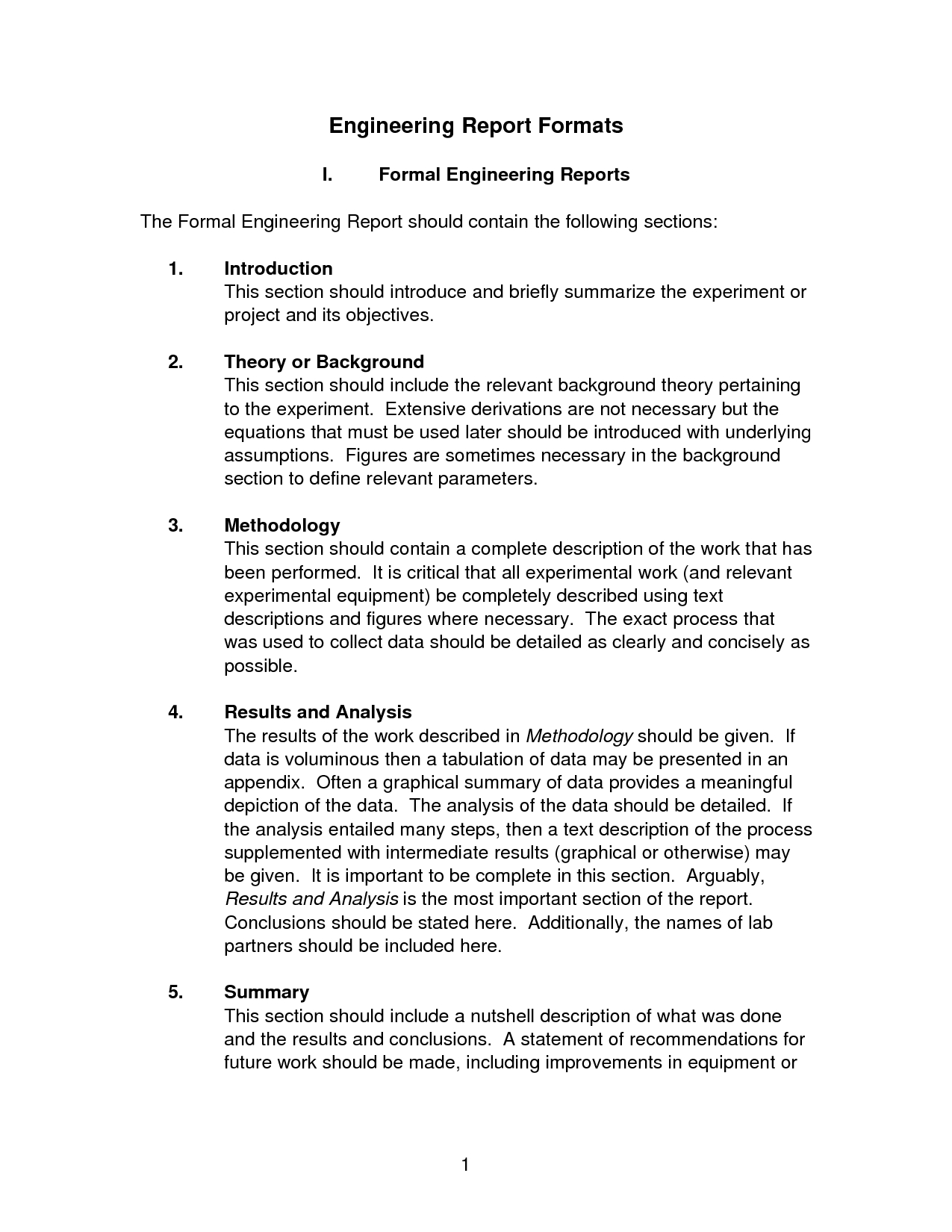 Best Photos Of Engineering Report Examples – Engineering Lab Within Engineering Lab Report Template